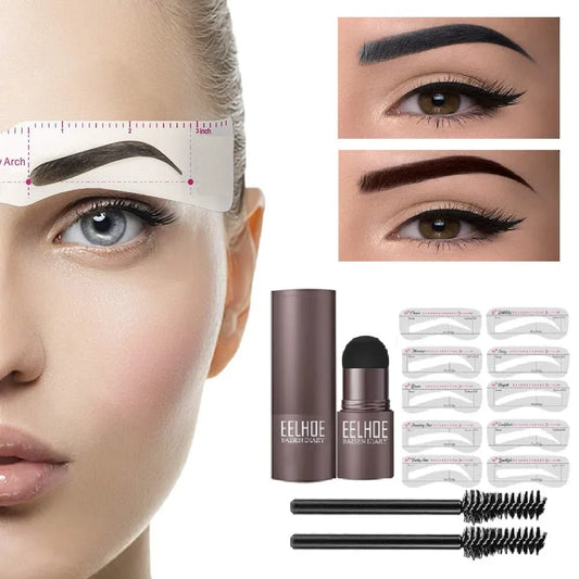Eyebrow Stencils and Eyebrow Pen Brushes Hairline Powder